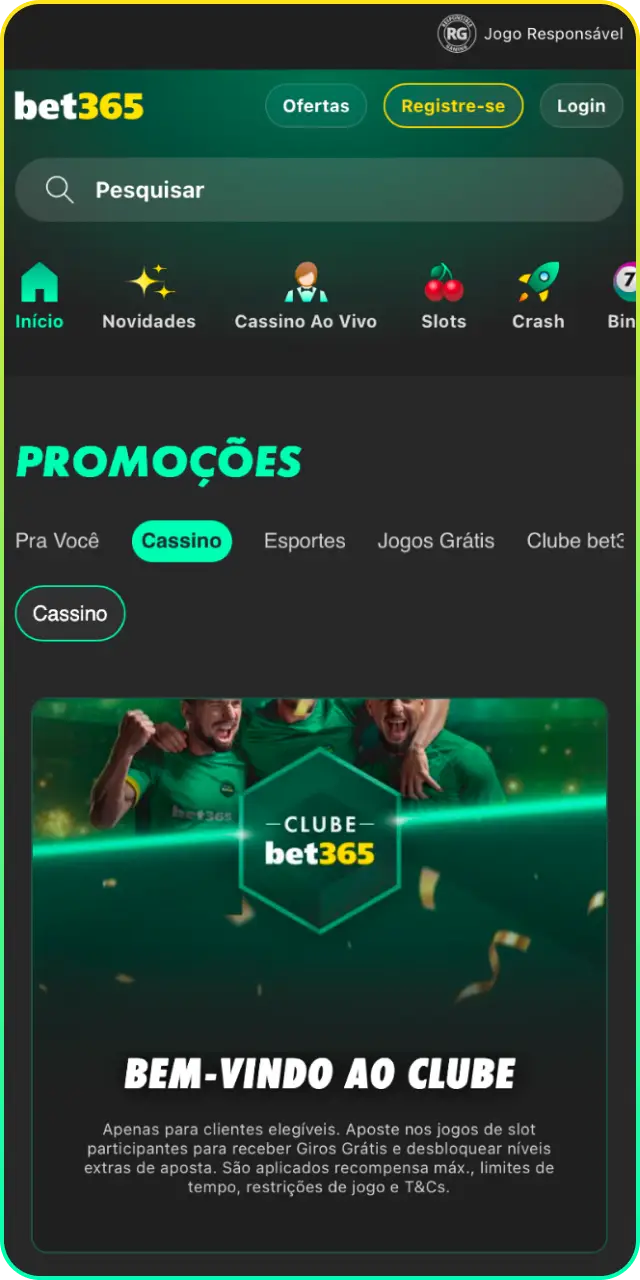 Reivindique promoções exclusivas direto na interface do Bet365 App bônus.