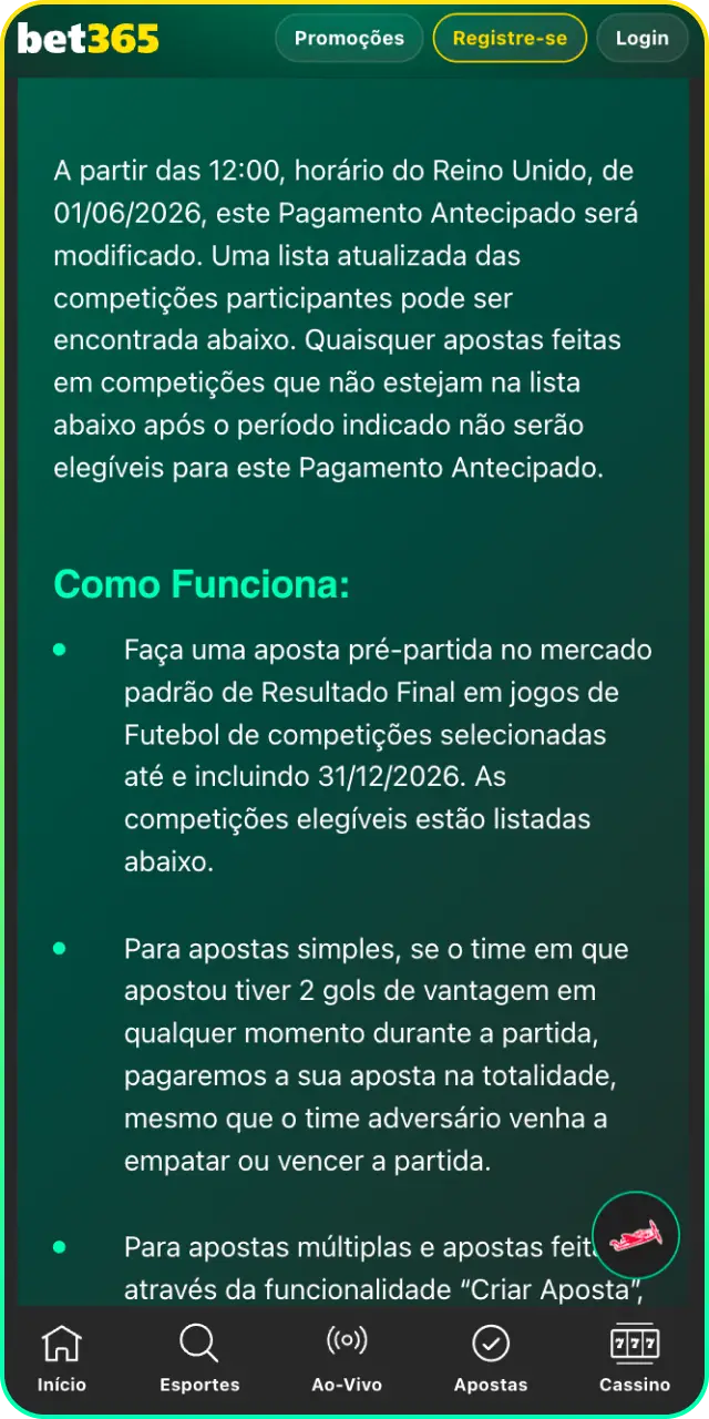 Escolha sua oferta ideal e saiba como ativar um bônus da Bet365.