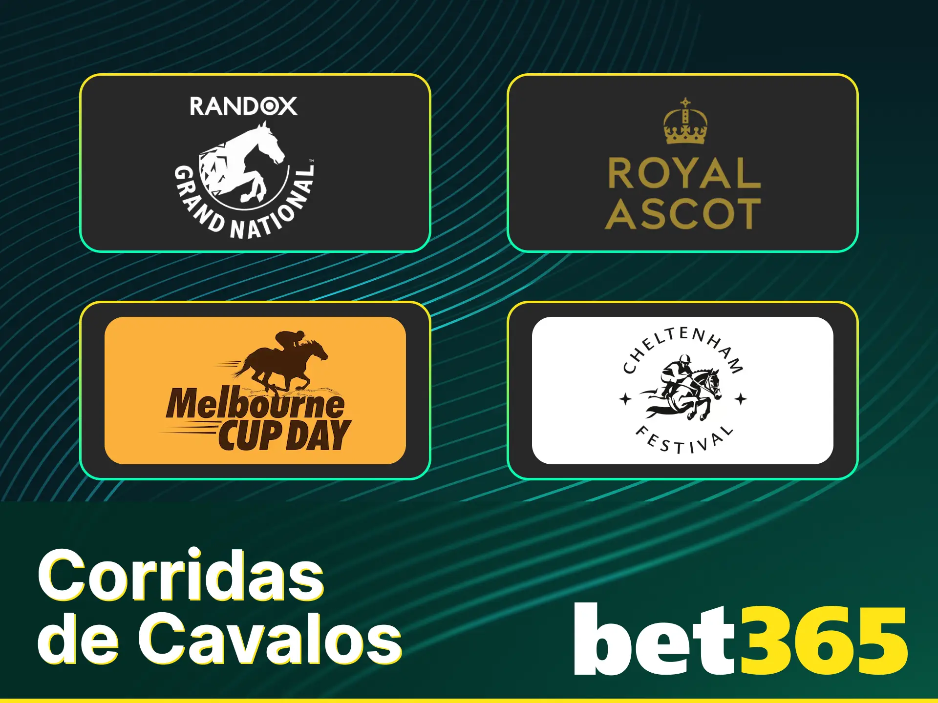 Acompanhe corridas de cavalos na plataforma de esportes na Bet365 de cassino.